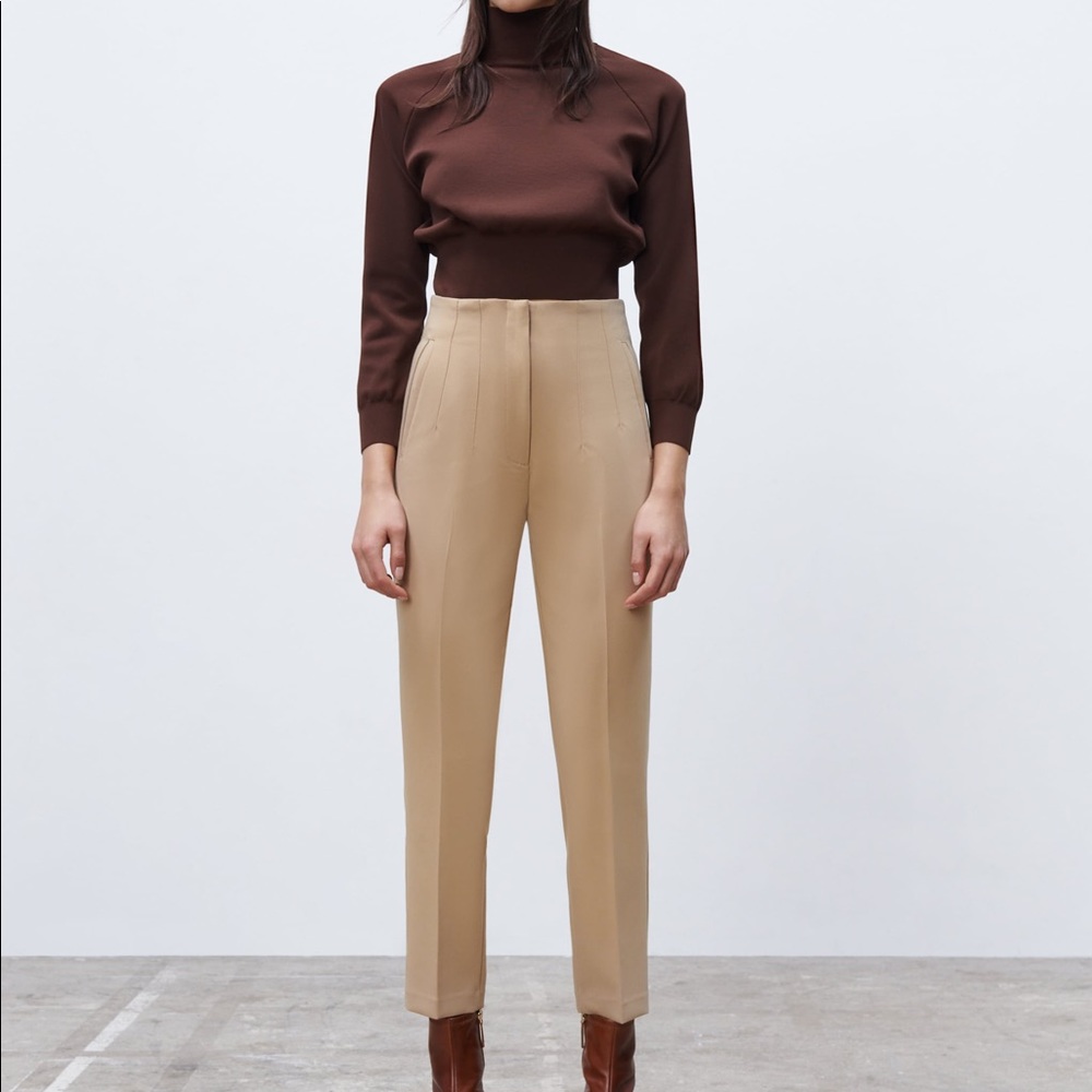 Zara Viral HIGH-WAISTED PANTS